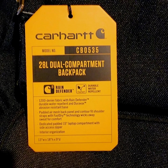 Carhartt Black Backpack - Picture 4 of 5
